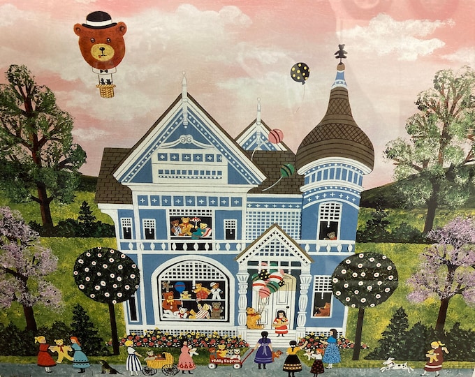 Signed  Jane Wooster Scott Lithograph , Bears ! Bears ! Bears  . 1279/1375