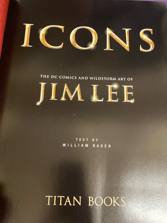ICONS the DC Comics and Widstorm Art of Jim Lee - Etsy