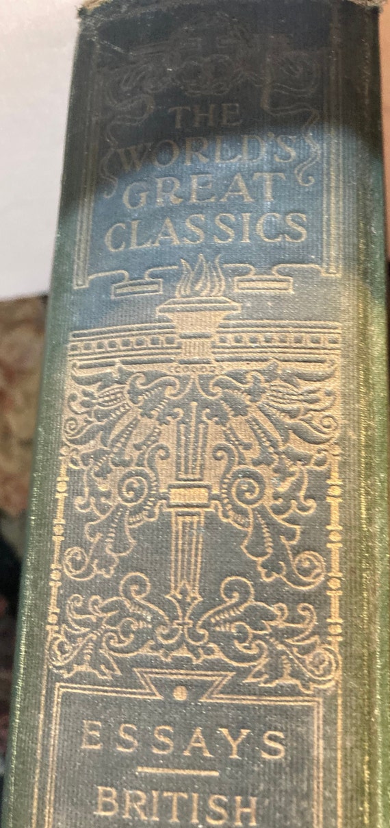 洋書 ヴィンテージThe British Essayists Volume 23 Essays of British Essayists, 1900 Colonial Press, Hardcover Volume