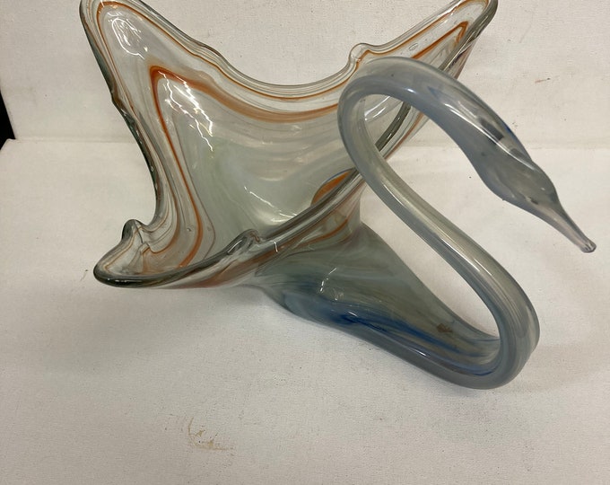 Swan Glass Vase
