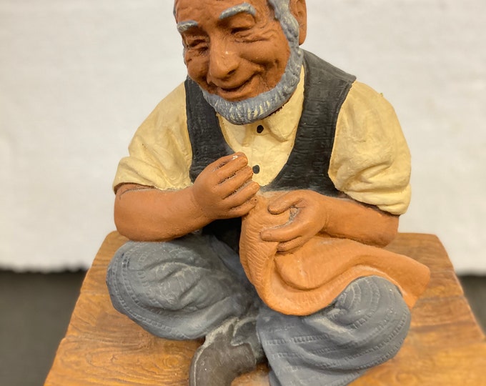 Vintage 1971 David Kaplan Limited Edition Chalk Sculpture Figurine