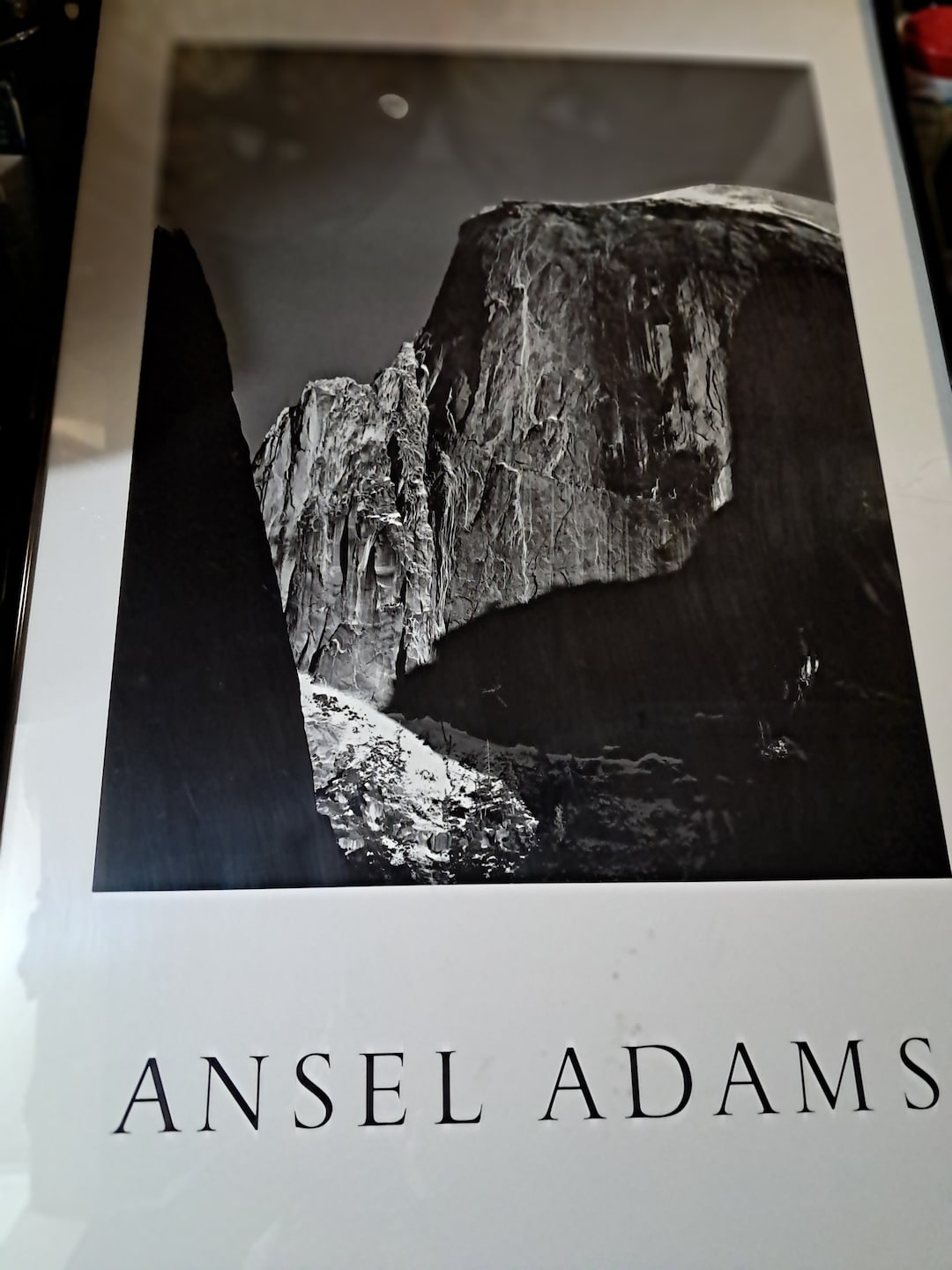 Ansel Adams Moon and Half Dome, Yosemite National Park, California