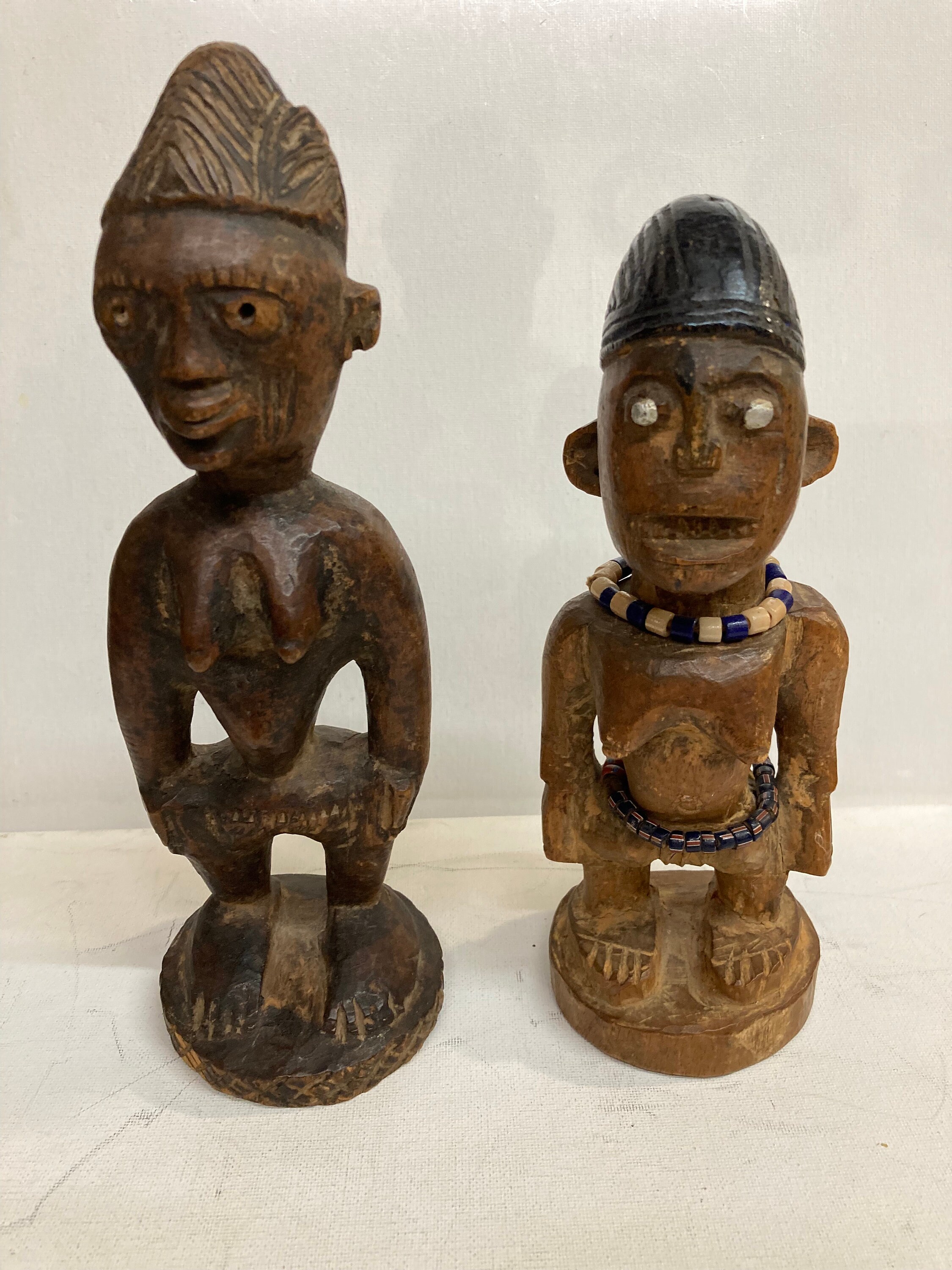 Two Bakongo Villi Wood Statues , Congo Collection - Etsy
