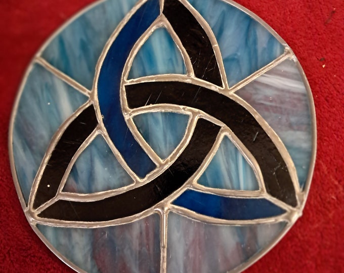 Celtic Knot ,Stained Glass Panel
