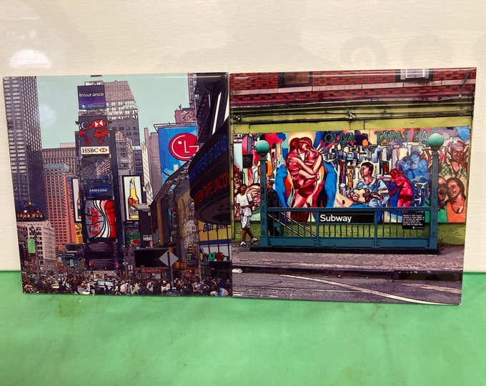 Times Square and  Subway Graffiti on Ceramic Tile