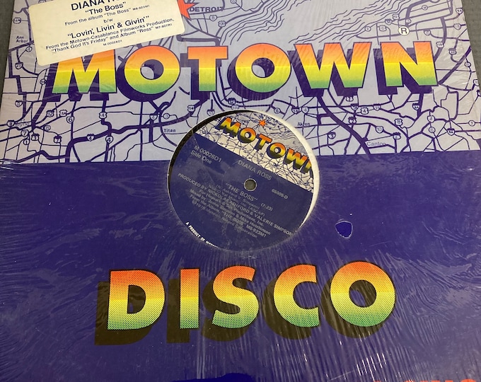 Two Original Motown 33 RPM  1970's Vinyl Albums