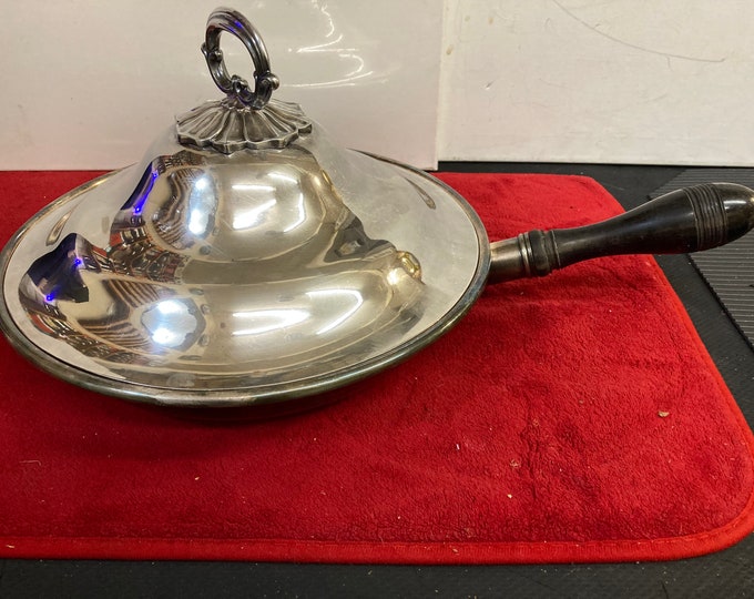 Antique  English ELKINGTON Silver Plate Divided Serving Dish Victorian c.1880