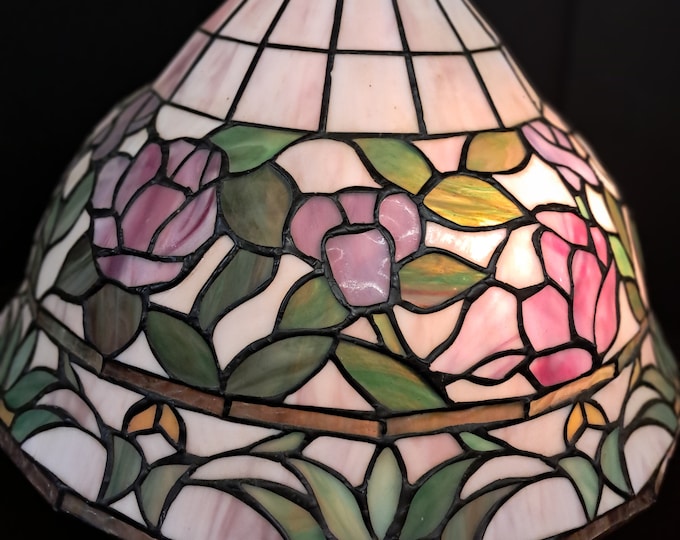22" Long Stain Glass  Desk Lamp