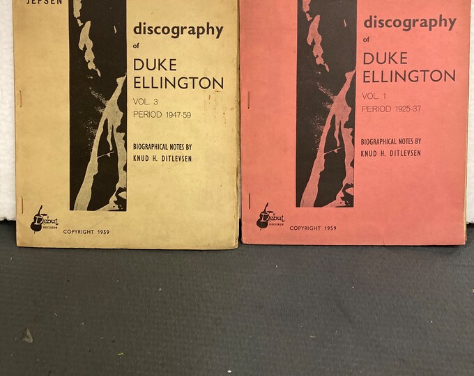 Discography Of Duke Ellington, Volumes 1; 3