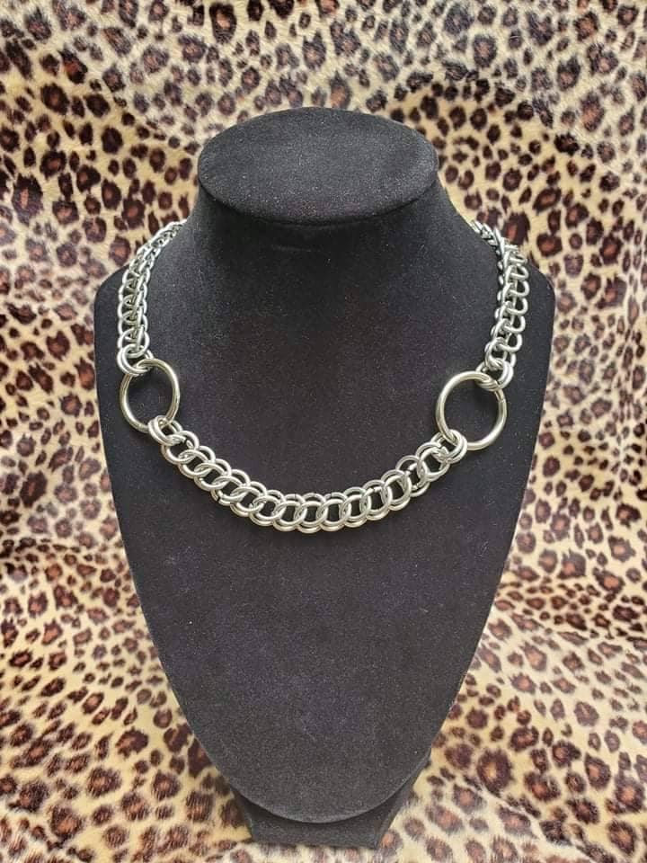 Double Oring necklace Etsy