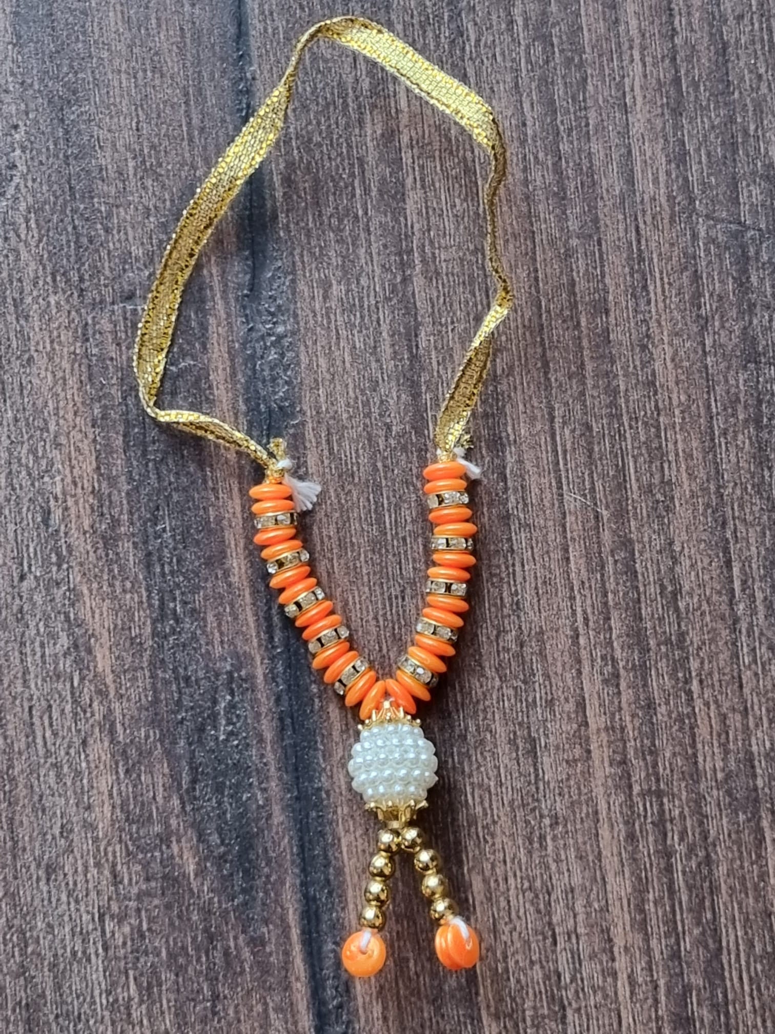 Artificial Indian Mala/haar/garland Puja Beads Mala Small Random Sets ...