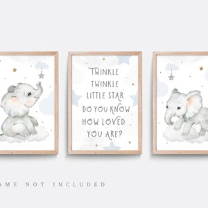 Elefant Poster, Twinkle Star, Baby Tierdruck