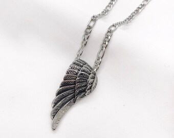 High Quality Stainless Steel Wing Pendant Necklace, 316L Stainless Steel