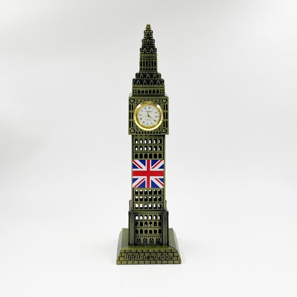 Statue Big Ben de 12 pouces Londres Statue de la tour Big Ben Angleterre Figurine Big Ben pour cadeaux fête décoration de bureau à domicile