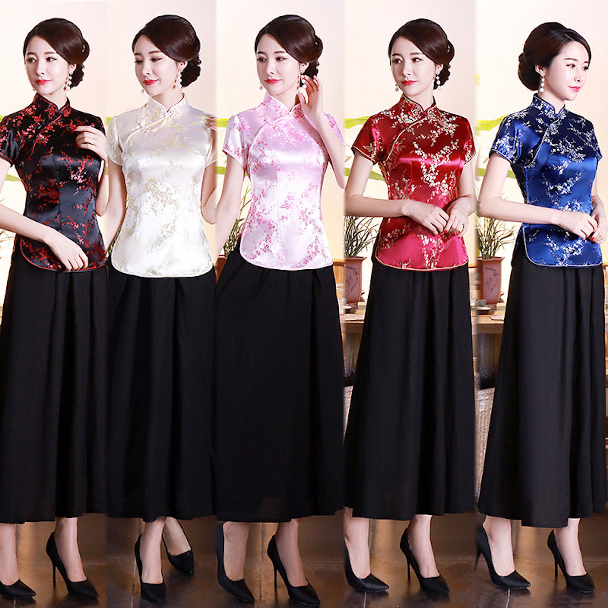 Asian inspired hotsell tops