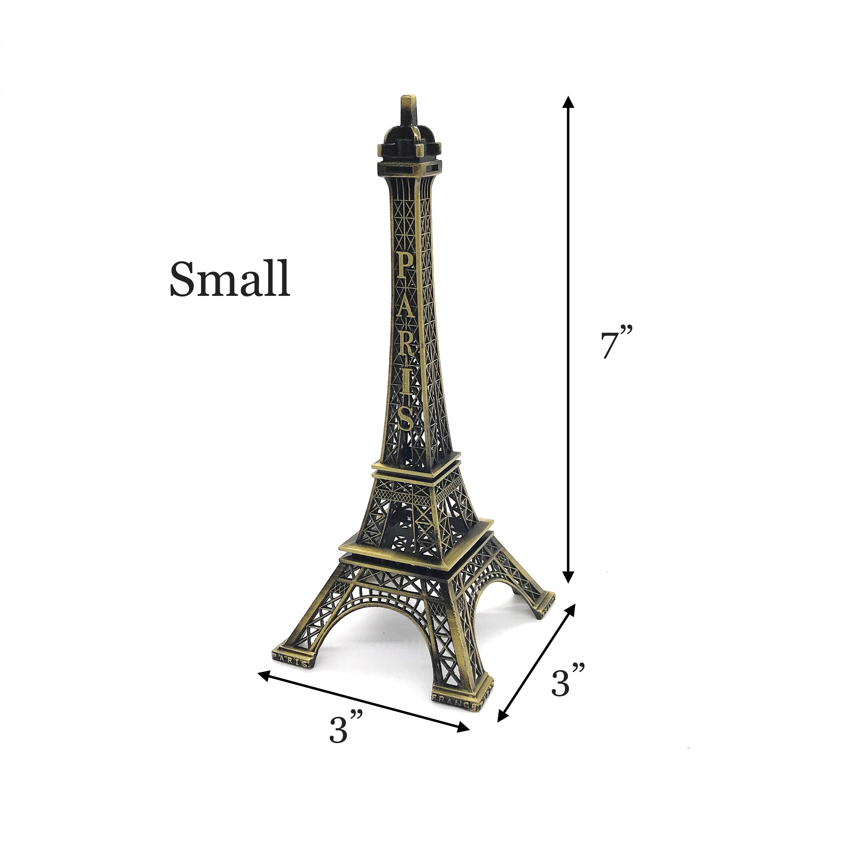 Eiffel Tower Statue Metal Paris Eiffel Tower Decor Etsy Canada