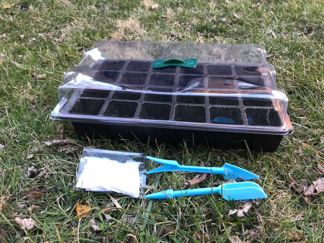 Large Seedling Trays Seed Starter Tray, 6pack Propagator Plant