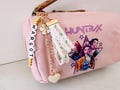 Personalized Girls Make Up Bag Purse | Cartoon Rumi Zoey Mira | Kpop Demon Hunter Inspired Gift | Christmas Present for 6, 7, 8 Year Old