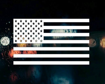 American Flag Decal - Premium Vinyl - Cars/Trucks