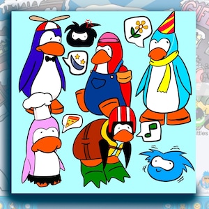 Club Penguin 5x5 Glossy Mini Print | Wall Art | Penguins, Gaming, Nostalgia