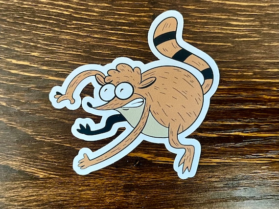 Regular Show: Rigby Sticker Cartoons, Humor, Funny