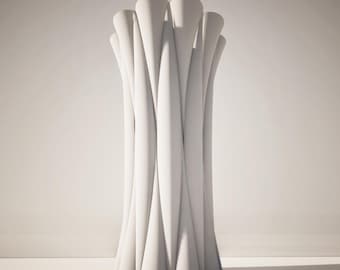 Tapered Wave Vase 3D Model STL File for 3D Printing