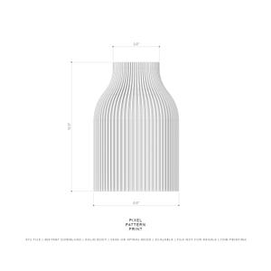 Bottle Neck Narrow Profile 3D Model STL File for 3D Printing