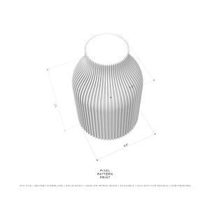 Bottle Neck Narrow Profile 3D Model STL File for 3D Printing