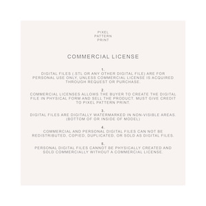 STL File Commercial License