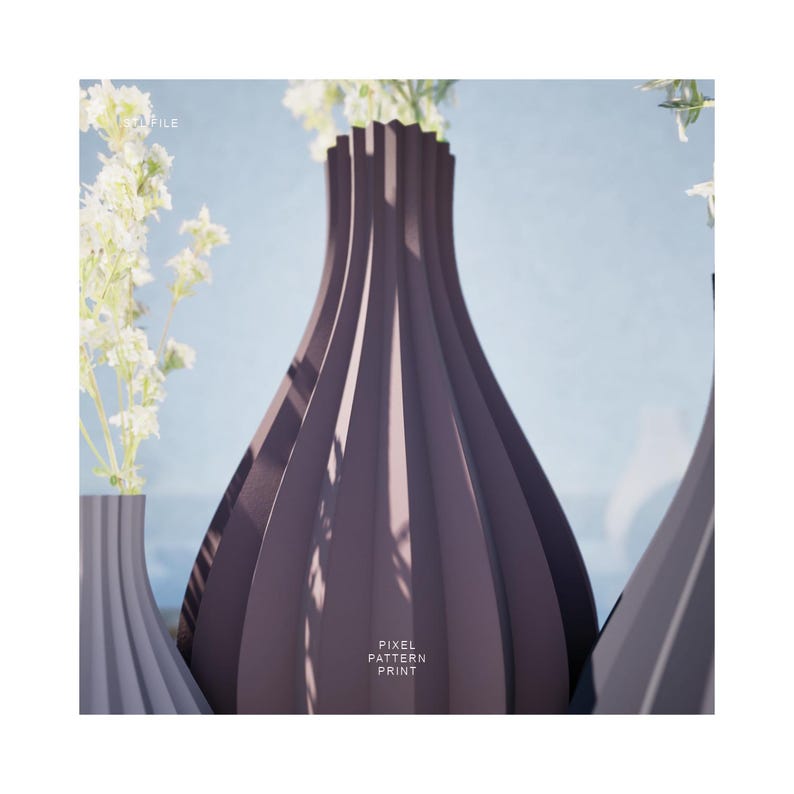 STL Folding Profile Vase