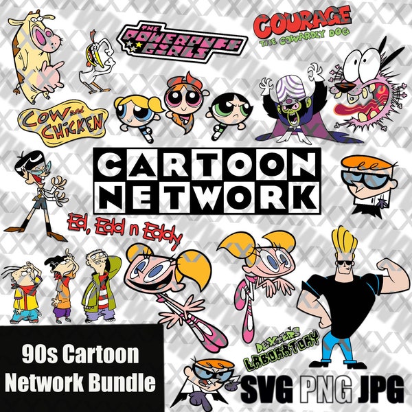 90s Cartoon Network SVG Bundle