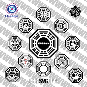 LOST: Dharma Initiative SVG Bundle