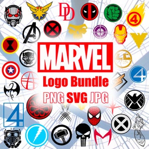 Marvel Logo SVG Bundle