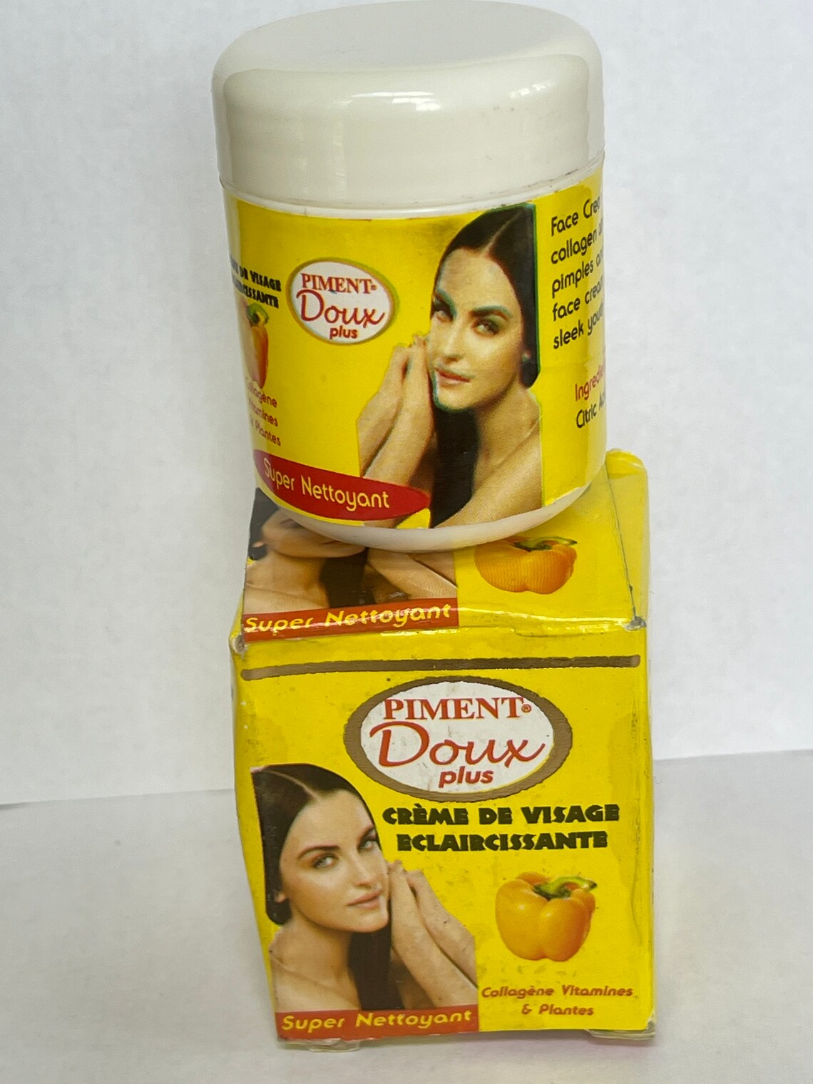 Original Piment Doux plus Whitening Face Cream. Super Cleaner Etsy