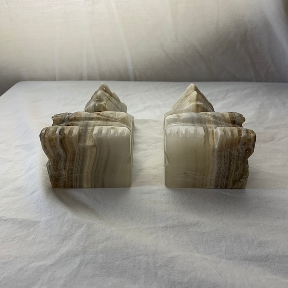 Home & Living Beautiful Onyx Aztec Bookends Home Décor etna.com.pe