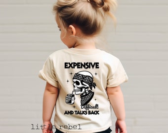 Kids Skull T shirt // toddler skull shirt, skulls, funny shirt, gift for mom