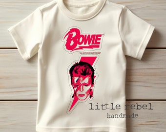 Toddler Band Tee // vintage inspired band tees for kids, bowie, kids band t shirt