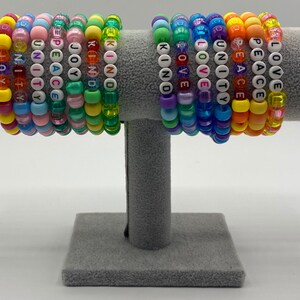 Custom beaded bracelet.
