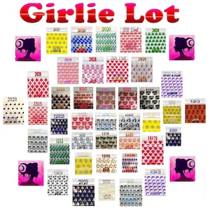 GIRLIE LOT Apple Zip Mini Baggies 1010 to 2020 Hearts Pandas Diamonds+