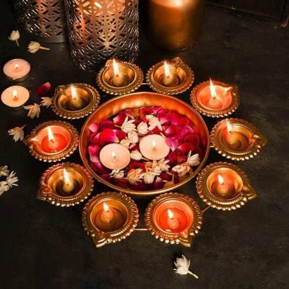 Diwali decoration sale lamps and candles