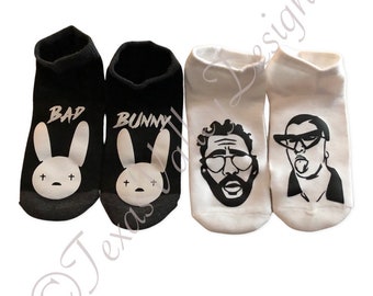Bad Bunny Socks | Etsy