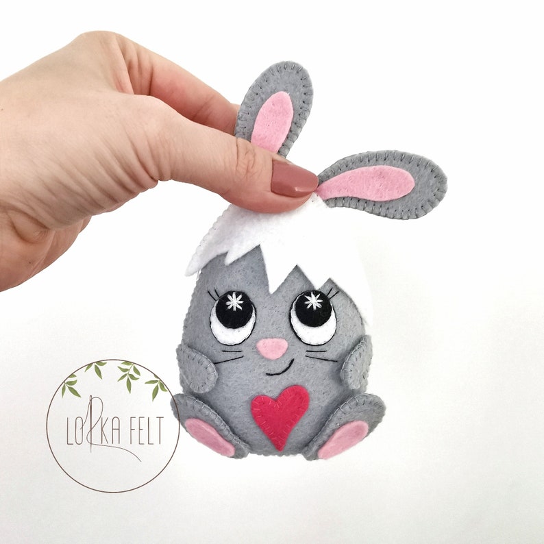 Easter Bunny Pattern PDF Pattern SVG Pattern Felt Pattern Etsy