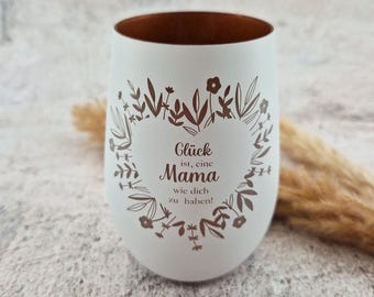 Lantern Happiness is having a mom like you! | Mother's Day | Birthday gift | Mother's Day gift | Tealight holder | 12 x 8.5 cm
