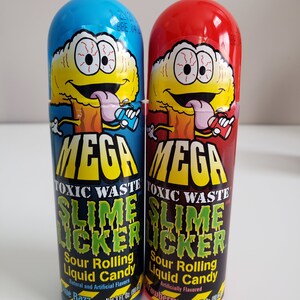 MEGA Slime Licker Sour Rolling Liquid Candy 1 indivudual | Etsy