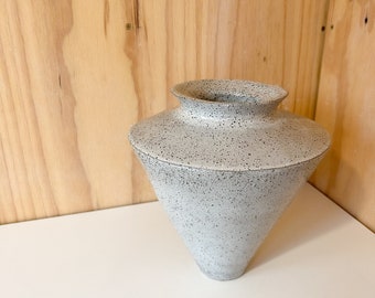 The Speckle Cone Vase