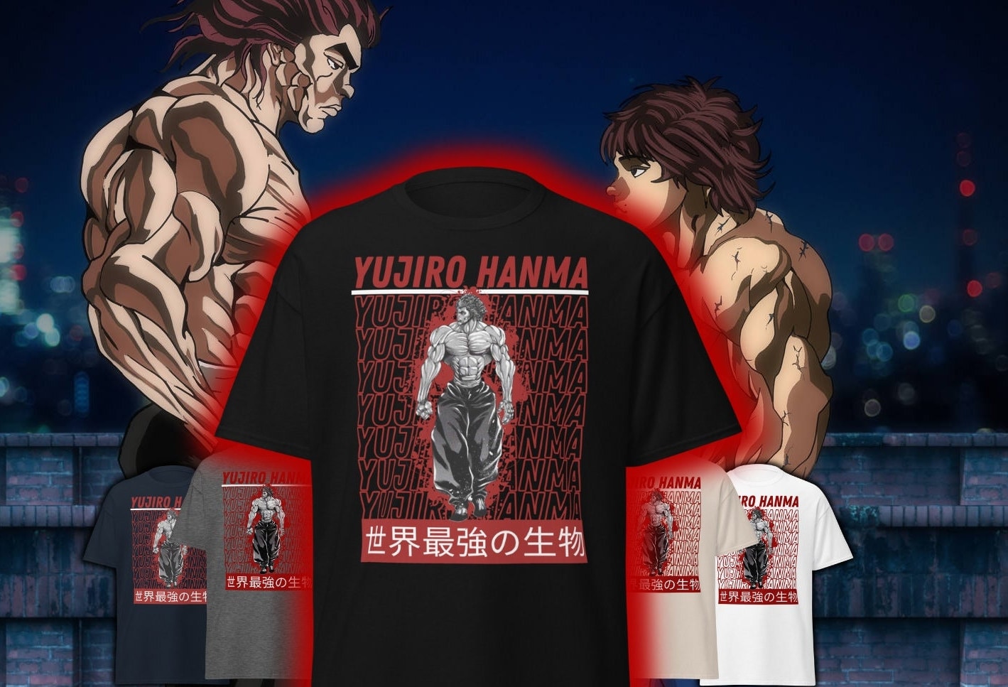 Baki The Grappler Shirt, Baki The Grappler T Shirt, Baki The - Inspire  Uplift