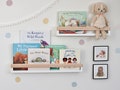 Nursery Bookshelf, Kids Montessori Bookshelf, Floating Shelves, Children Wooden Bookshelves, Premium Wood, Bookcase, Hanging Bookshelf