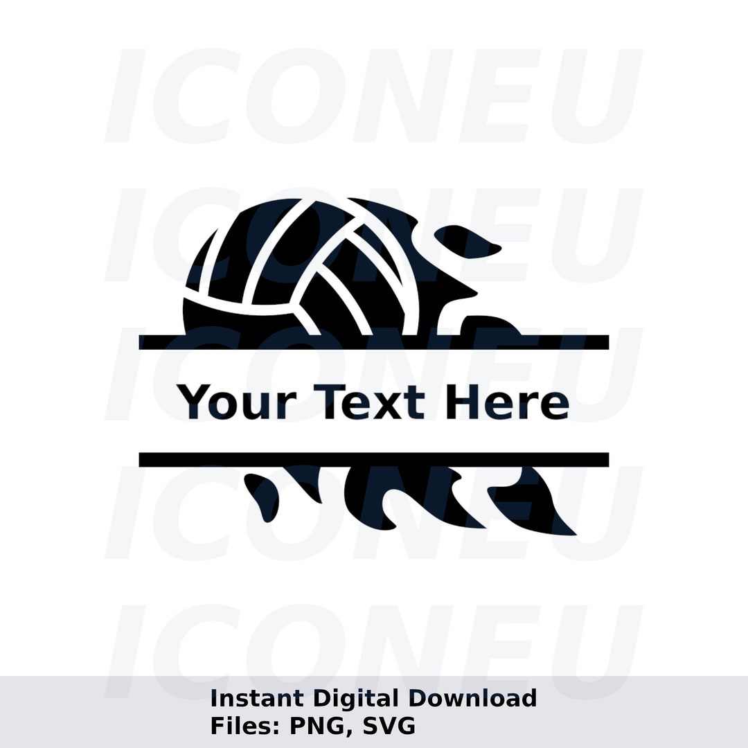 Volleyball Name Frame SVG Instant Digital Download, Svg, Ai, Dxf, Eps