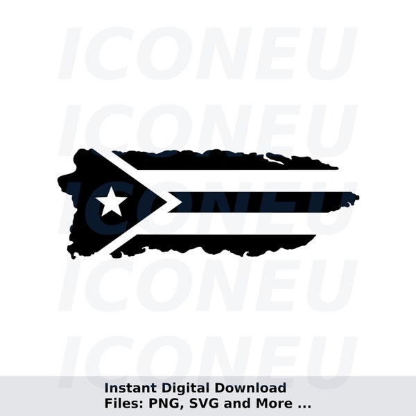 Puerto Rico Map Svg, Puerto Rico Flag Svg - Instant Digital Download, svg, ai, dxf, eps, png, studio3, and jpg! Puerto Rican Flag, Boricua