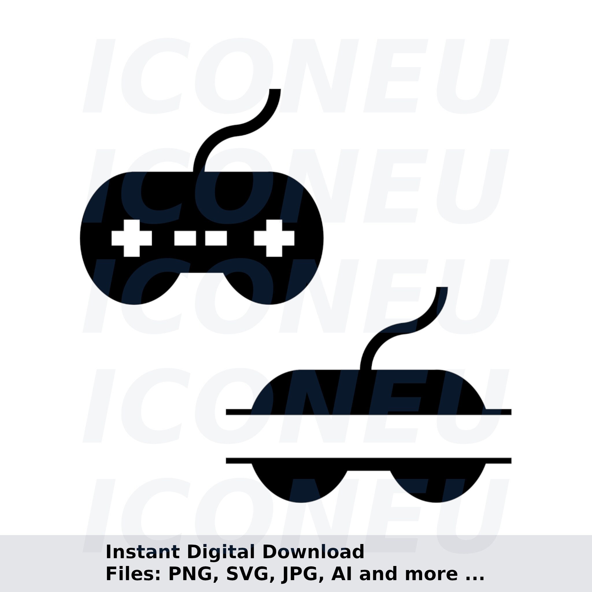 Retro gaming Name frame - Instant Digital Download, svg, ai, dxf, eps, png, studio3, and jpg files included! Game, Gaming, Gamer